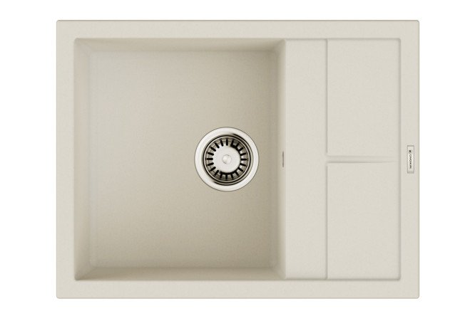 Изображение товара Врезная мойка OMOIKIRI Sumi 65A-WH с крылом 65х50 см