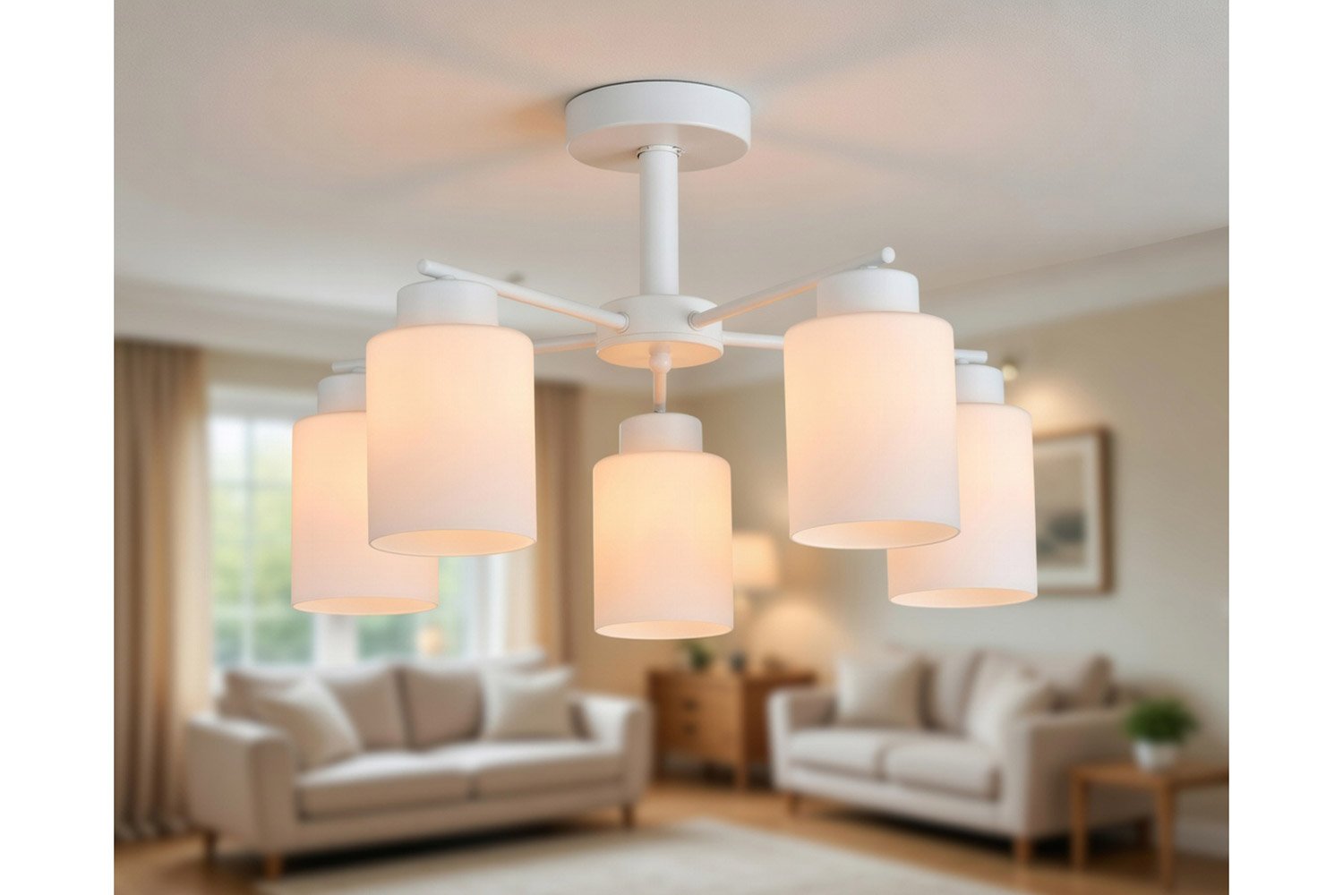 Люстра SCHAFFNER Festivo 20 кв.м., 52x30x52 см, E27