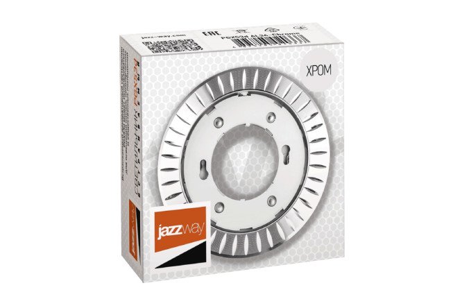 Светильник встраиваемый JAZZWAY AL36-Chrome PGX53d 11x3.2x11 см, GX53
