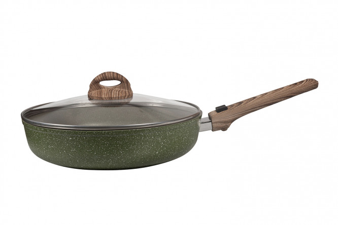 Изображение товара Сковорода глубокая с крышкой PANAIRO OliverStone 26 см