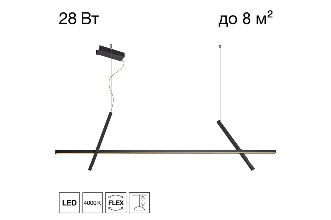 Изображение товара Люстра CITILUX Pixel 8 кв.м., LED, 152 см