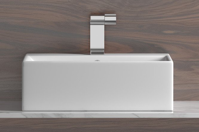Умывальник накладной CERAMICANOVA Element CN6040 50х16х41 см