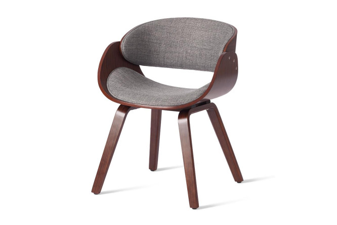 Изображение товара Стул Lando с подлокотниками 59x75x53 см рогожка массив бука