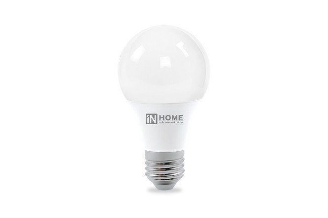 Лампа светодиодная IN HOME LED-A60-VC E27, 25W, Груша, 3000 К, Тёплый