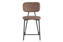 Стул полубарный Stool Group Ханна 47х94х55 см, цвет обивки коричневый, ножек чёрный