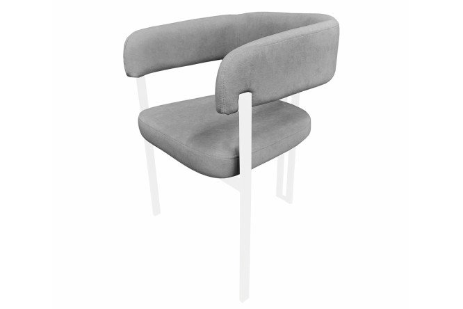 Изображение товара Стул Farrini с подлокотниками 50х96х56,5 см велюр металл