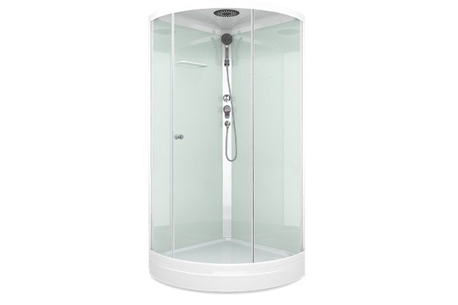 Изображение товара Душевая кабина MELODIA DELLA VITA Jive MB02001 универсальный угол 90х218 см