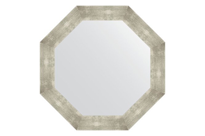 Изображение товара Зеркало настенное в багетной раме EVOFORM Octagon BY 3813, алюминий 76.6х76.6 см