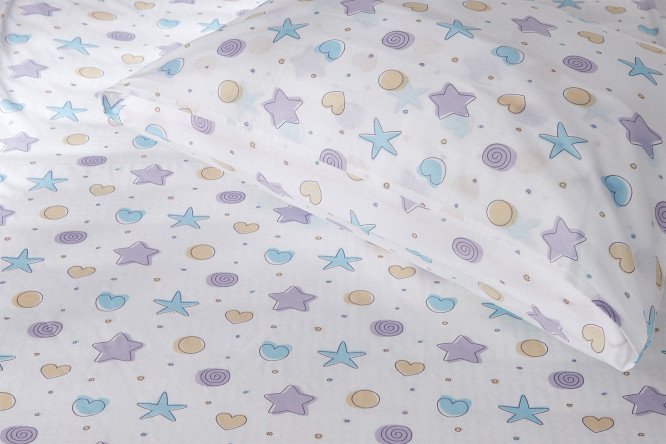 Комплект постельного белья MICASA Kids Lovely stars 143х215 см