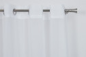 Тюль на люверсах MICASA Dalia 300х280 см, 1 шт., цвет белый