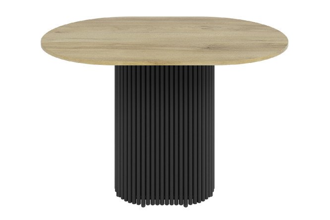 Стол GENGLASS Trubis oval с трубчатым подстольем 120х75х80 см