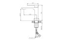 Смеситель для раковины ORANGE Lutz M04-021