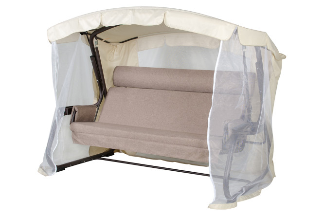 Изображение товара Садовые качели Винтаж Премиум шоколадного цвета 237х174х139 см