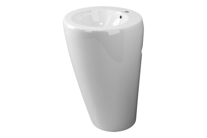 Умывальник моноблок напольный CERAMICANOVA CN1807 55х85х51.5 см
