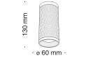 Светильник потолочный MAYTONI I Ceiling & Wall Focus Design 3 м², 6x13x6 см, GU10