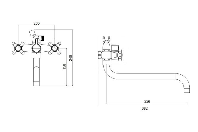 Смеситель ONELIFE P03-221cr