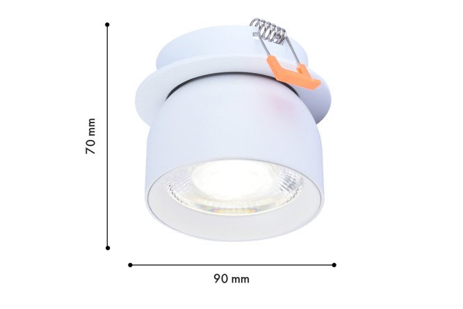 Светильник врезной LED FAVOURITE Astern 9x7x9 см, LED
