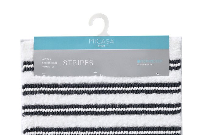 Коврик для ванной комнаты MICASA Stripes 50x80 см