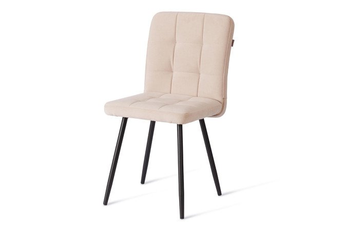 Изображение товара Обеденный стул Medeo 47х89х56 см - металлический каркас, флок