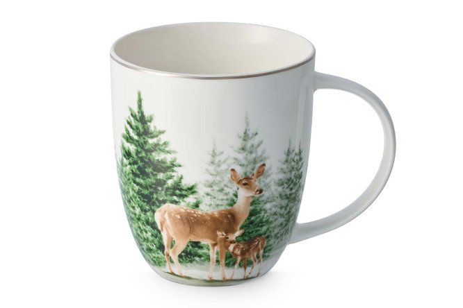 Изображение товара Кружка HOFF Лесная сказка 350 мл из костяного фарфора стильный подарок