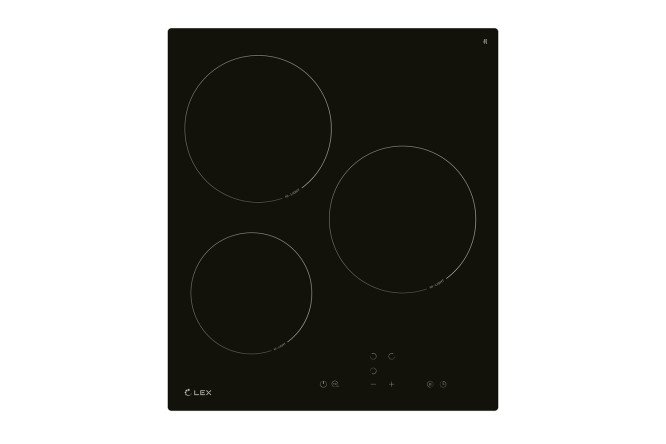 Изображение товара Электрическая панель LEX EVH 430B BL, чёрный матовый 45 см