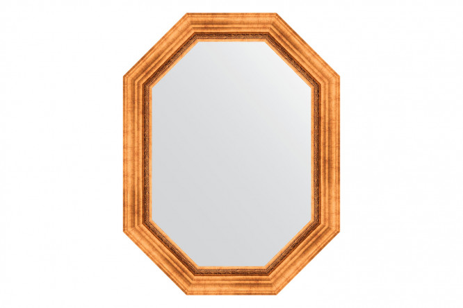Изображение товара Зеркало настенное в багетной раме EVOFORM Polygon BY 7163 римское золото 66х86 см