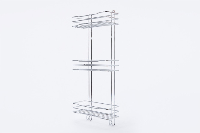 Изображение товара Трехъярусная металлическая полка Стамбул 30x72x13 см для дома и офиса