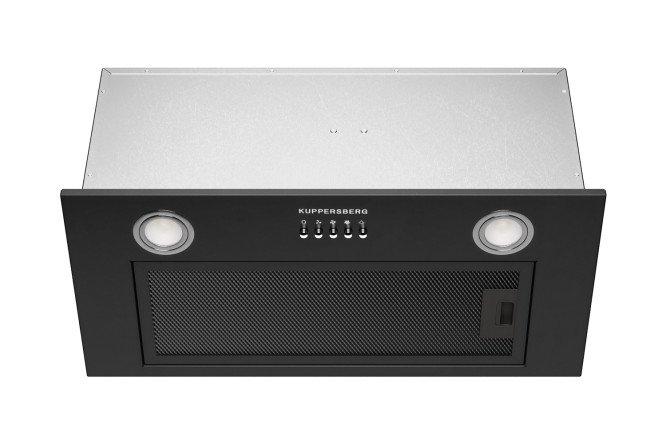 Изображение товара Вытяжка KUPPERSBERG High-Tech Inpush 60 B черная - современное решение для кухни