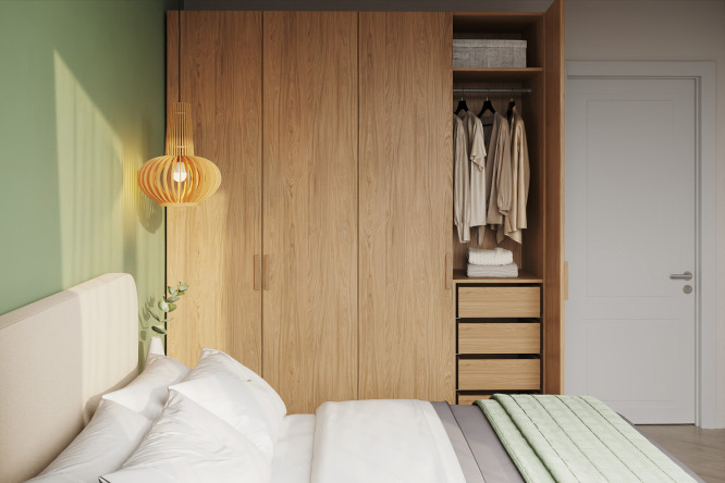 Изображение товара 4-дверный шкаф HOFF Блокс Лайн современный мебельный шкаф