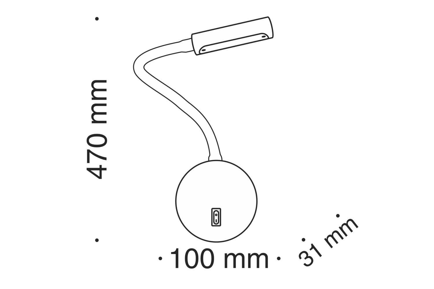 фото Бра led ceiling wall stem maytoni