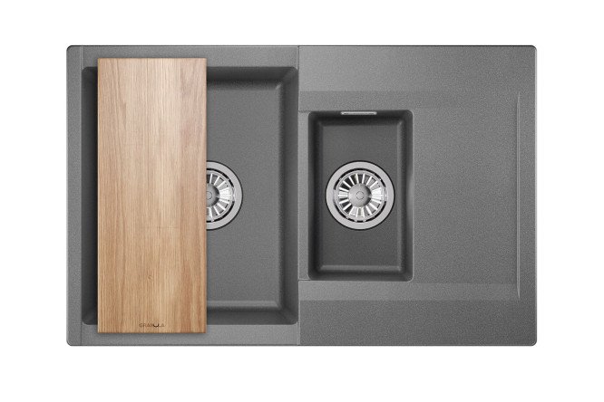 Изображение товара Мойка врезная GRANULA Estetica 7808 с крылом 78х50х22 см