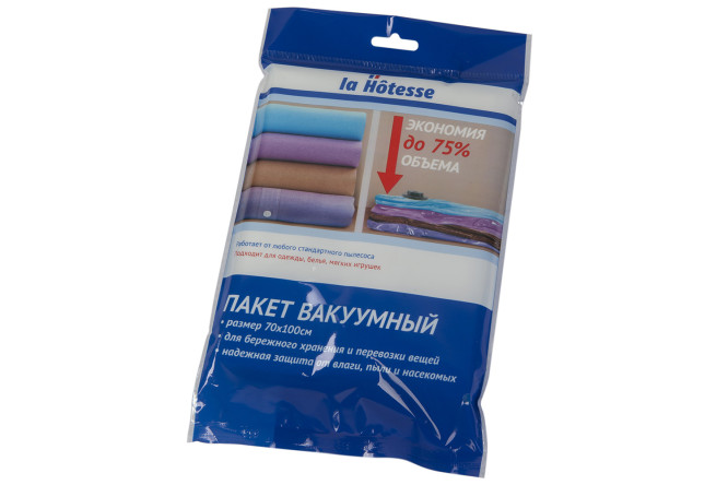 Изображение товара Вакуумный пакет HBRSC -15 для хранения вещей с клапаном