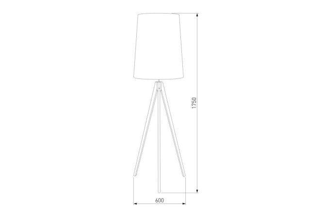 Светильник напольный TK LIGHTING Walz 60x175x60 см, E27
