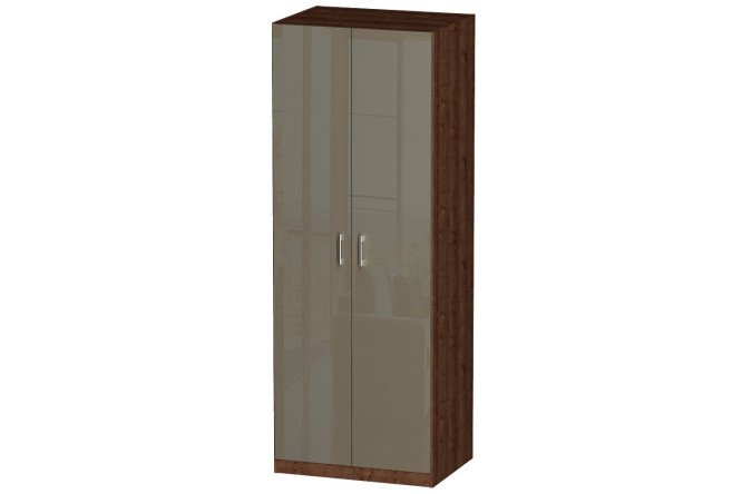 Изображение товара Шкаф с полками Лайф 80х215х60 см два дверцы МДФ для дома и офиса