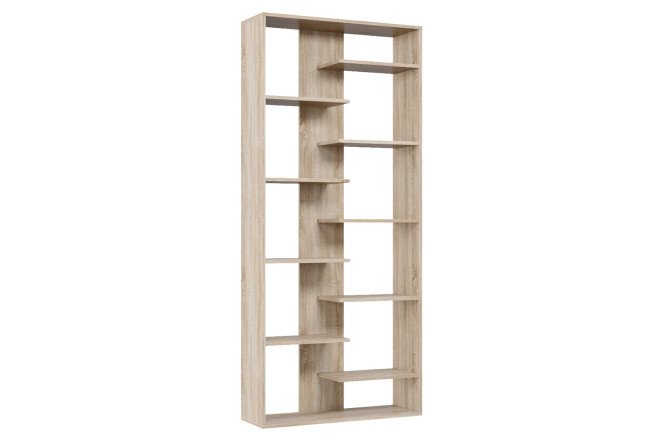Изображение товара Стеллаж Практик 107 из ЛДСП цвет дуб сонома 80х180х25 см