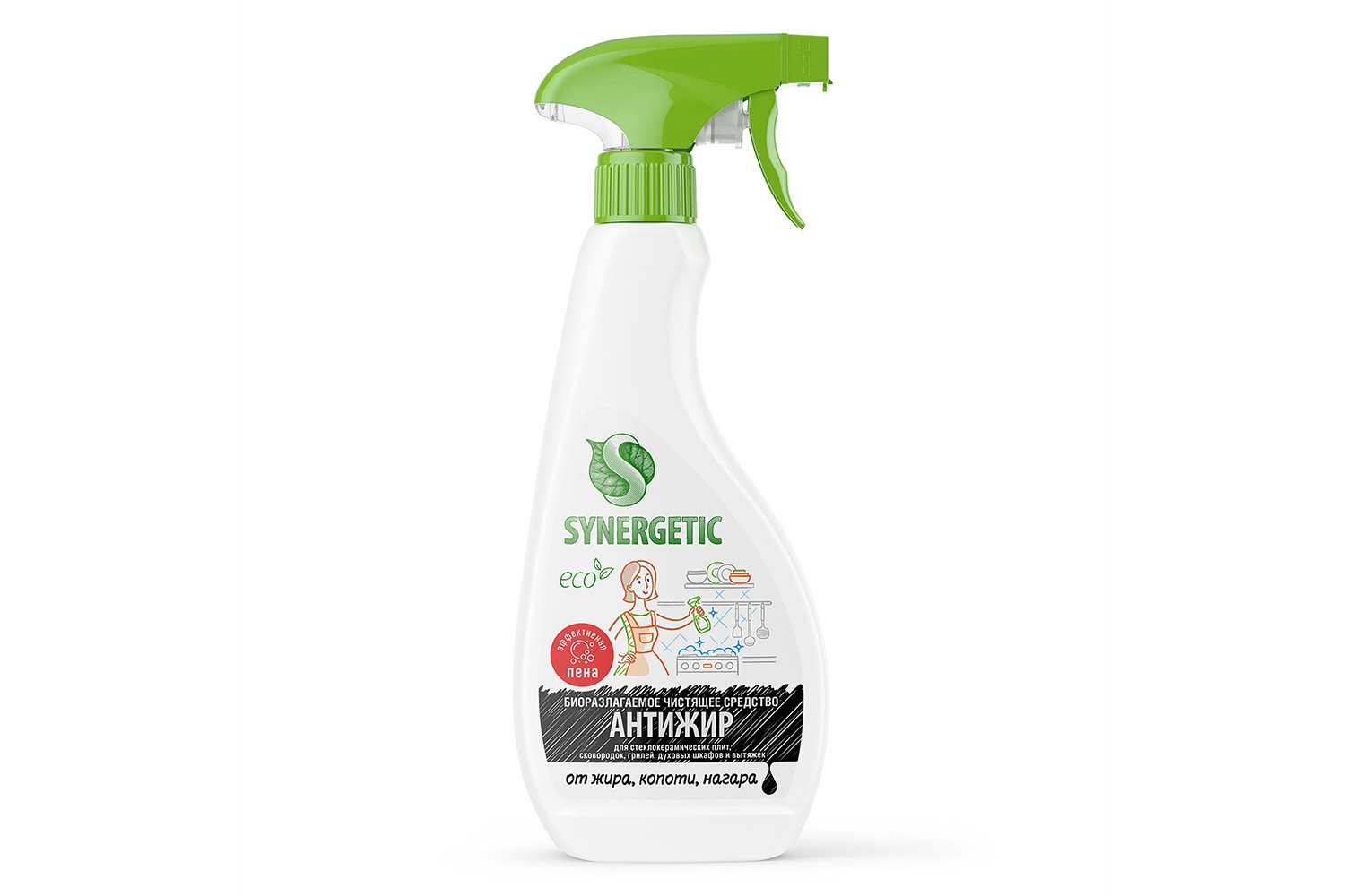 SYNERGETIC Чистящее средство Антижир