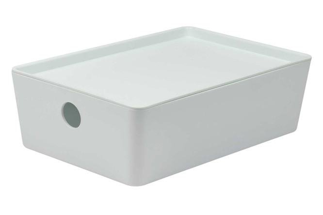 Изображение товара Контейнер с крышкой Versa S 3 литра 26x8x18 см удобный и практичный