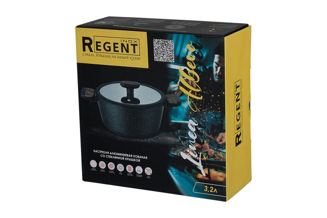 Фото 8 Кастрюля с крышкой REGENT Inox Albero 3.2 л
