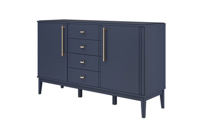 Изображение товара Комод Данте с 4 ящиками и 2 дверцами в современном дизайне