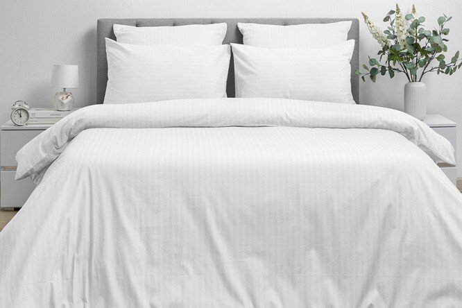 Пододеяльник Warm white Поплин 200х220 см, Евро