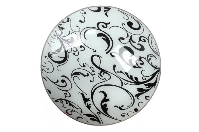 Изображение товара Плафон VITALUCE Diva из стекла 30х6,5х30 см стильное освещение