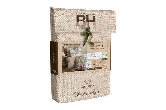 Комплект постельного белья Natural Beauty 148х215 см, 1,5 спальный