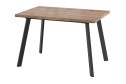 столешницы: дуб веллингтон, основания: чёрный
