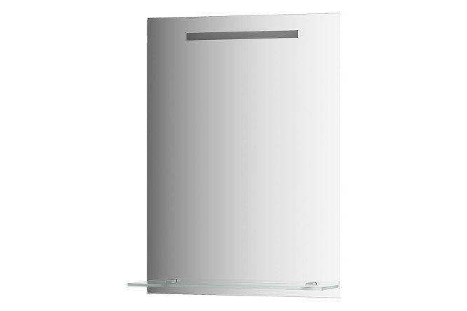 Изображение товара Зеркало настенное EVOFORM Ledline-S c полочкой и встроенным LED-светильником, BY 2153 55х75 см