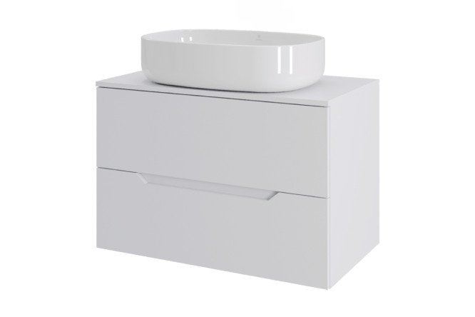 Изображение товара Тумба подвесная ORANGE Line 80 с подсветкой MDF стильная мебель