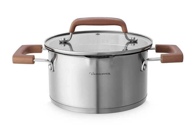 Кастрюля с крышкой VANHOPPER Elegant 2.4 л