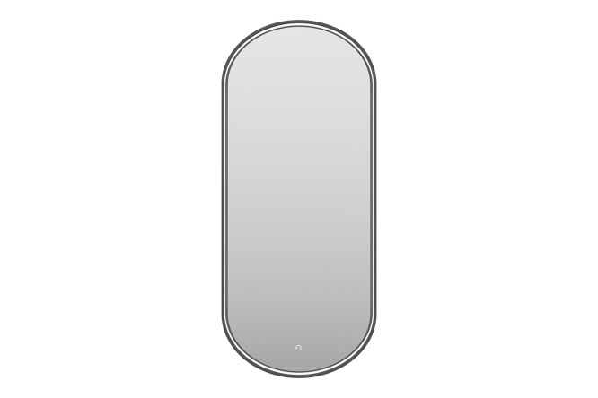 Изображение товара Зеркало с LED-подсветкой Saturn SAT-Dro1-050-black 50х115 см