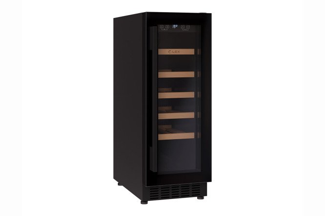 Винный шкаф LEX LWD3020BL чёрный цвет чёрный