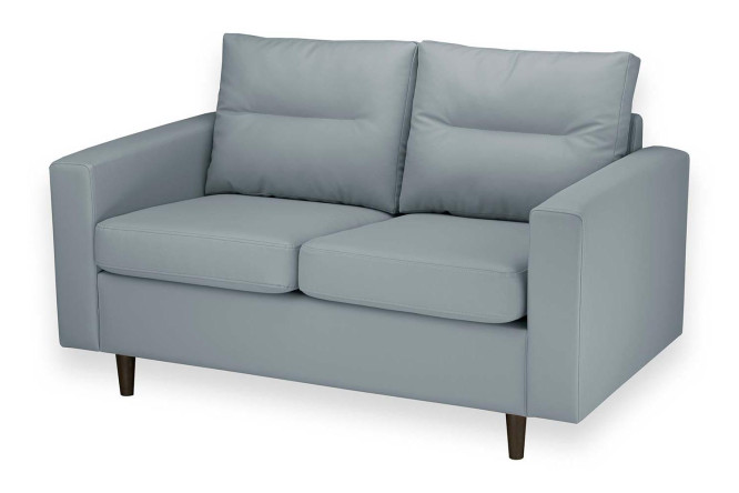 Изображение товара Диван 2-местный Бруно светло-серый компактный и практичный