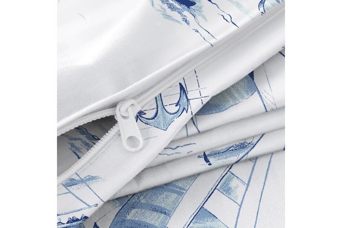 Комплект постельного белья Regatta blue 180х215 см, 2 спальный
